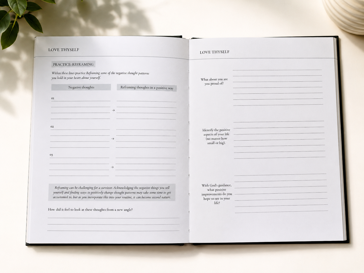 Be Unafraid: To Release Self-Blame & Discover You Journal